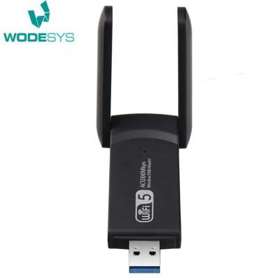 China Destop/Antenna OEM 802.11AC 1200Mbps Realtek RTL8812 USB WiFi USB 3.0 Wireless Adapter Laptop/Table pc/Service for sale