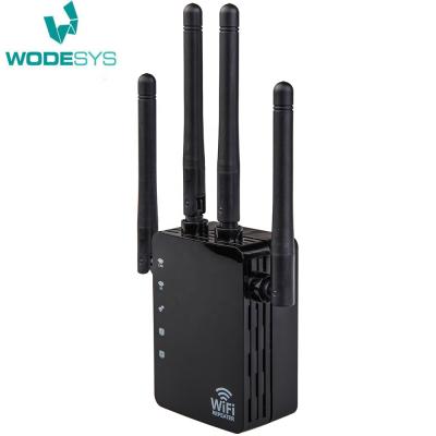 China Dual Band 1200Mbps WiFi Wireless Repeater 2.4GHz 5.8GHz Range Extender WD-R1200U for sale