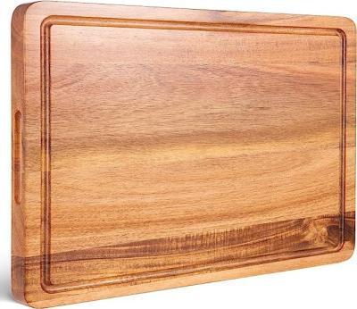 China Sustainable Kitchen Acacia Wood  Cutting Board Chopping board with Juice Groove Super Large Kitchen Solid wood Board OEM&ODM Support for sale