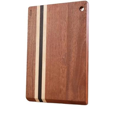 China Sustainable Large and Thick Kitchen Cutting Board  Ebony wood cutting board New design OEM&ODM support for sale