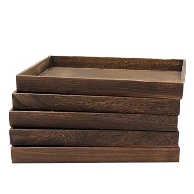 China High temperature wood roasting the quality high temperature fine roasting of jewelry wood luxury wooden tray for sale