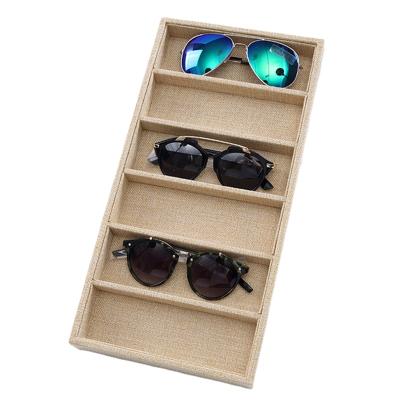 China The drawer stuff finishing or store display suitable price good quality luxury shipping carton for sunglasses 6 grids sunglasses presentation box for sale