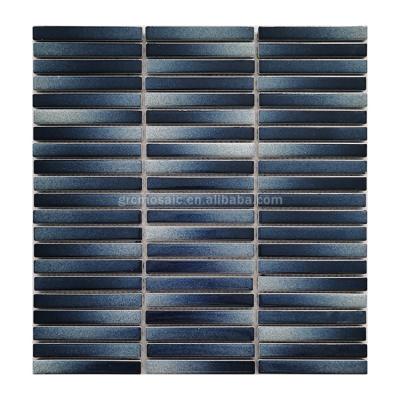 China Null antique natural stone ceramic blue mosaic for home interior decoration for sale