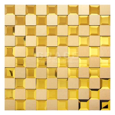 China ACP Null Metallic Flashing Mosaic For KTV Wall Decoration Metal Mosaic for sale