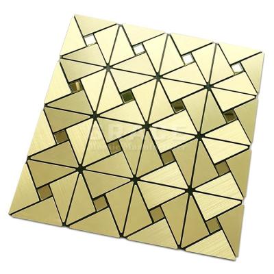 China Hot sale zero cheap mosaic tile / aluminum composite panel mosaic backsplash for sale