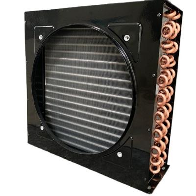 China Refrigeration Parts Copper Tube Heat Exchanger Condenser Coil Greenhouse Copper Tube Air Cooled Condenser for sale