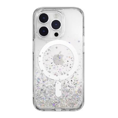 China Starry Sky Magnetic Female Cell Phone Case Shockproof Drop-Resistant For iPhone 14 for sale