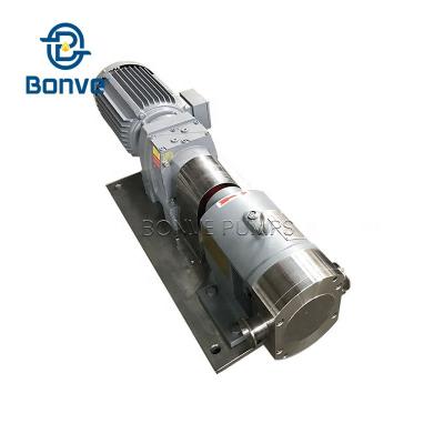 China Biofuel Industry High Viscosity Medium Transferred SS316L Rotary Lobe Pumps For Chemicals Refining Resin Adhesive Pigment Pigment Various Sludges for sale