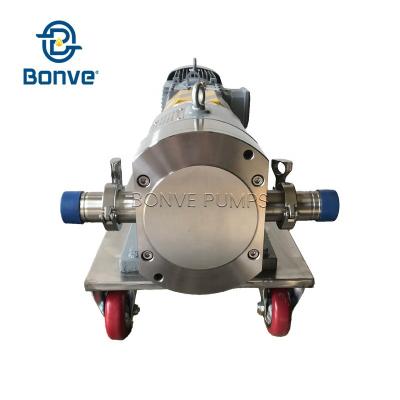 China Food and Beverage Industry Bonve High Pressure Liquid Transfer Lobe Pumps Flow Rate 5m3/s For Food Cosmetics Pharmaceuticals Industries for sale