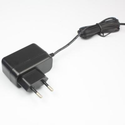 China Black EU plug Switching Power Adapter 5V 1A  cell phone charger with cable for sale