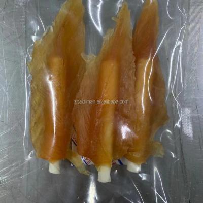 China Viable Chewy Dog Chicken Chews Pet Chewy Treat Contains High Protein Organic Dental Dog Chews Rawhide Dog Bones for sale