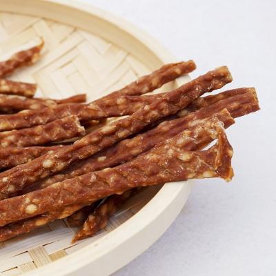 China OEM Viable Wholesale Dog Snacks Lean Strips Dog Snacks Pet Food Training Dog Food for sale