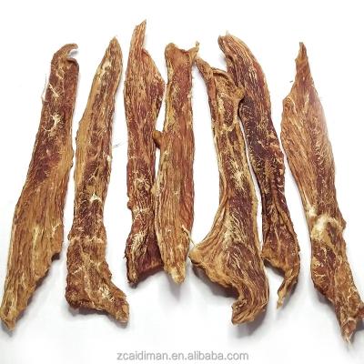 China Viable Dry Dog Food Duck Breast Strip Pet Treats Snack for sale