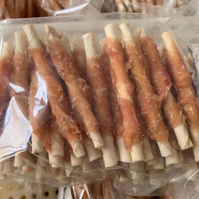 China Viable Wholesale Dog Molar Stick Deodorizing and Anti-biting Large Dog Gum Cleaning Chicken Meat Stick for sale