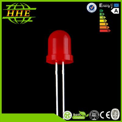 China Diffused Lens Red Blue Green Yellow 8mm LED Diode 2.0-2.4V / 3.0-3.4V for sale