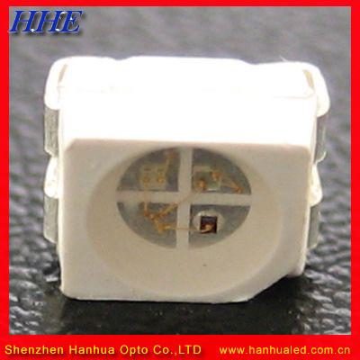 China 460nm - 480nm 20mA 3528 LED RGB SMD LED Diode of 120 degree Viewing angle for sale