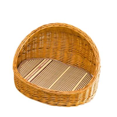 China Sustainable Natural Willow Woven Cats Dogs House Home Basket / Wicker Home Pets House for sale