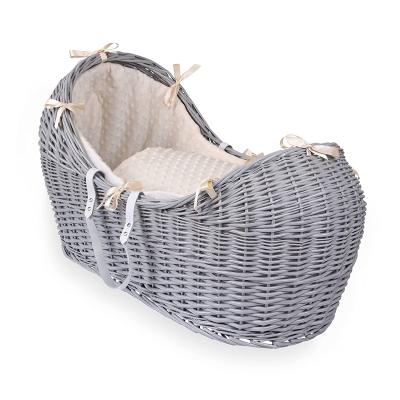 China Best Selling Wicker Crib Baby Hutch Europe Products Pram Basket Wicker Baby Basket Wicker Basket Baby Hutch for sale