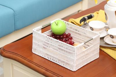 China Factory wholesale handmade woven good quality woven plastic basket storage woven basket storage viable for sale