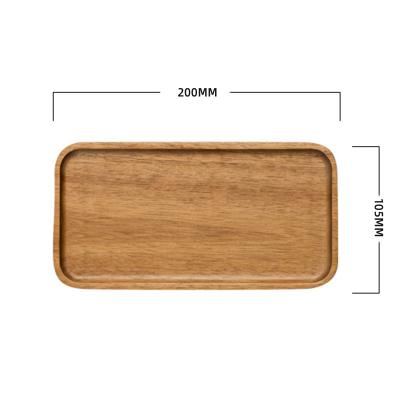 China Wooden Serving Trays Woven Wooden Serving Tray Eco-Friendly Bamboo Wooden Natural Tray Wholesale Cheap for sale