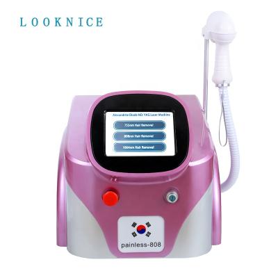 China 2021 Painless Hair Removal Korea Diode Laser Triple Wavelength 808nm Hair Removal Machine With 1064nm 755nm 808nm Diode Laser for sale