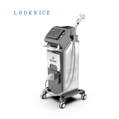 China Best Hair Removal Painless Soprano 808 Soprano Ice Diode Laser Hair Removal Big Tip Hair Removal Machine With Led Touch Screen Handle for sale