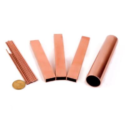 China Customized Irregular Shaped Accessory Copper Pipe Copper Tube Tube Brass Pipe for sale