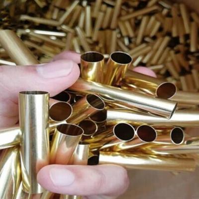 China Wedm Custom Consumables Electrode Copper Tubes Oil Cooler Pipe Standhard Single Channel Brass Tubes for sale