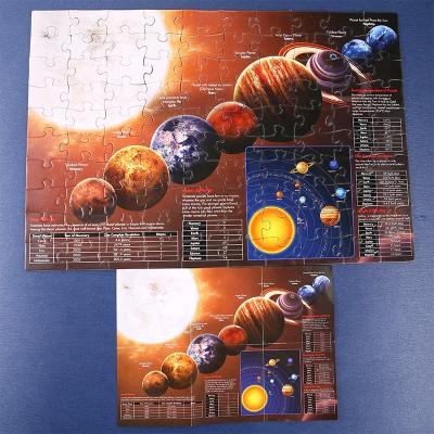 China Cartoon Toy High Quality 100/500/1000 Piece Custom 3D Star System Puzzles Game Birthday Gift For Kids. for sale