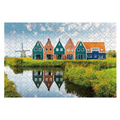 China 30/300/1500 Piece Jigsaw Puzzle Wooden Children's Toy City High Quality European Cartoon Wooden Puzzle Sliding Number Puzzle for sale