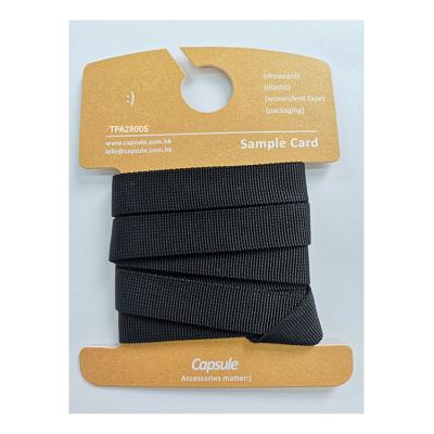 China Other Polyester 840D 150D Grosgrain Nylon Tape For Woman Man Apparel Garment 20mm for sale