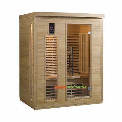 China Mini Computer Control Panel One Person Size Steam Shower Bath Room And Infrared Sauna for sale