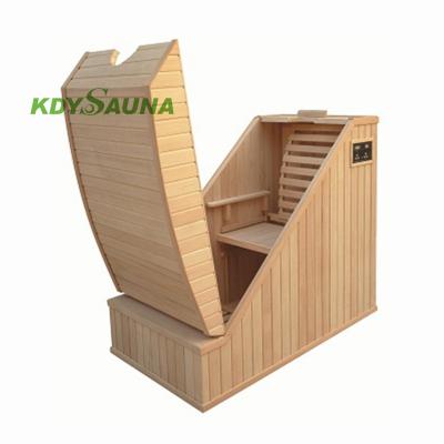 China Computer control panel high quality tourmaline ozone infrared bamboo sauna for sale