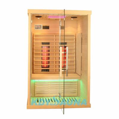 China Hot Selling Two Person Computer Control Panel Yoga Infrared Sauna Heater Mini Two Person Room for sale