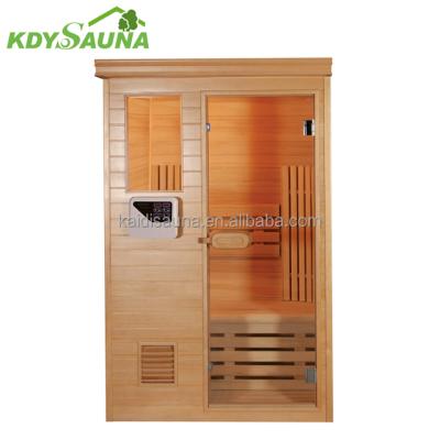 China Computer Control Panel High Quality Family Use Traditional Portable Wooden Steam Sauna Room for sale