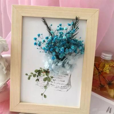 China Sachet preserved flowers dried flower bag material photo frame stickers fan floating handmade flower bag for sale