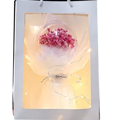 China Immortal Bobo Ball Bouquet Preserved Flower Gypsophila Dried Flower Gypsophila Bouquet by Bouquet Wedding Bouquet for sale