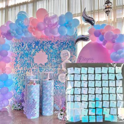 China Wedding Party Supplies Sparkle Backdrop Wall Panels Backdrop Holder For Wedding Events Sequin Wall Panel for sale