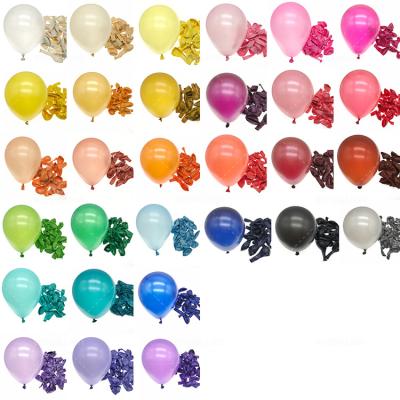 China Latex Assorted Bright Colors Multicolor PARTY Wholesale Manufacturers Bead Helium Latex Balloons for sale