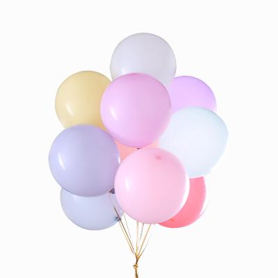 China Latex Birthday Decoration Party Supplies Wedding Decoration Macaron Balloon Pastel Latex Balloon for sale