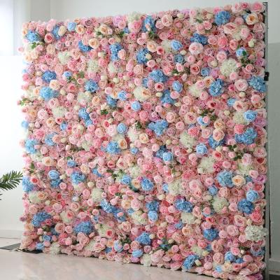 China Decor Silk Flower Wedding Wall Flower Artificial Flowers For Wall Decoration for sale