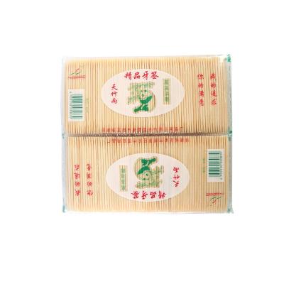 China Wholesale 13cm Disposable Bamboo Toothpicks Home Hotel Use Bag Chinese Toothpicks Manufacturers for sale