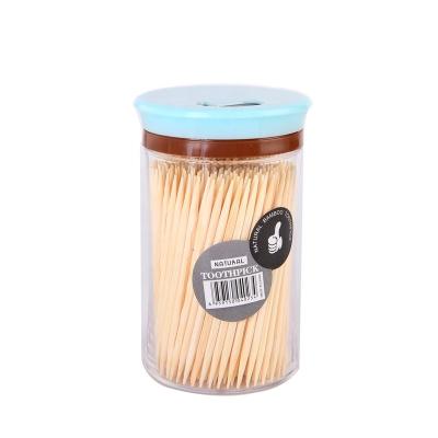 China Disposable Chinese Factory Disposable Bamboo Toothpick Bottles for sale