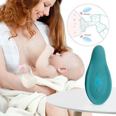 China 5 Speed ​​Professional Portable Waterproof Breast Massager Breast Massager Lactation Waterproof Vibration and Massager Food/Medical Grade Silicone for sale