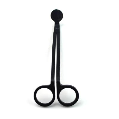 China WCAH001Stainless steel candle wick shear trimmer in black universal size quality plunger cutter scissors hot sale for sale