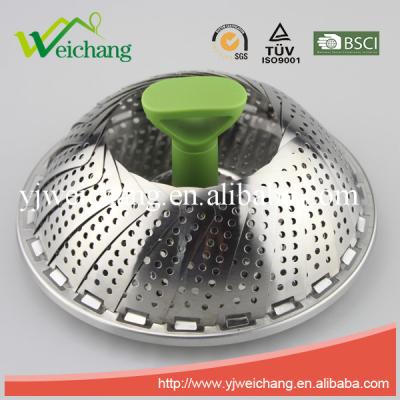 China Sustainable stainless steel telescopic steamer tray 9