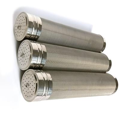 China Corrosion Resistance Wholesale Ss304 Ss316 Stainless Steel Wire Mesh Pleated Water Filter Cartridges for sale