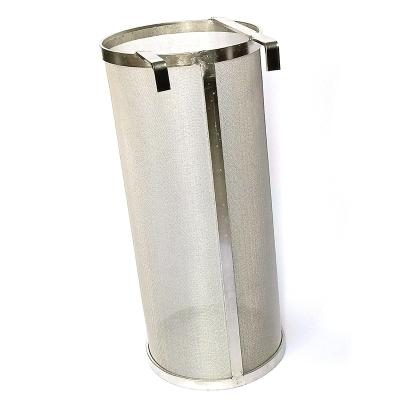 China 2022 Excellent Filtration Performance New Arrival Stainless Steel Filter Basket Beer Homebrewing Mesh Bucket Strainer for sale