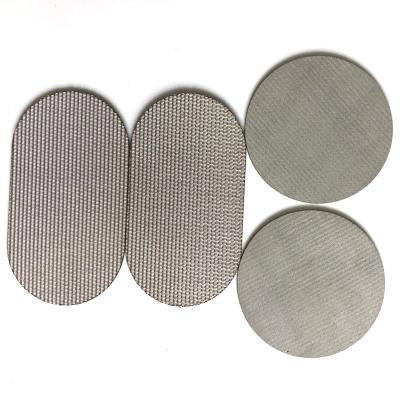 China High Quality Stainless Steel Mesh Filters Of Various Shapes Sintered Sorts Filtration Industry for sale