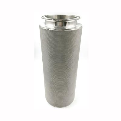 China Hotels The Most Popular 10 Micron Sintered Stainless Steel Wire Mesh Tube Industrial Water Filter Cartridge for sale